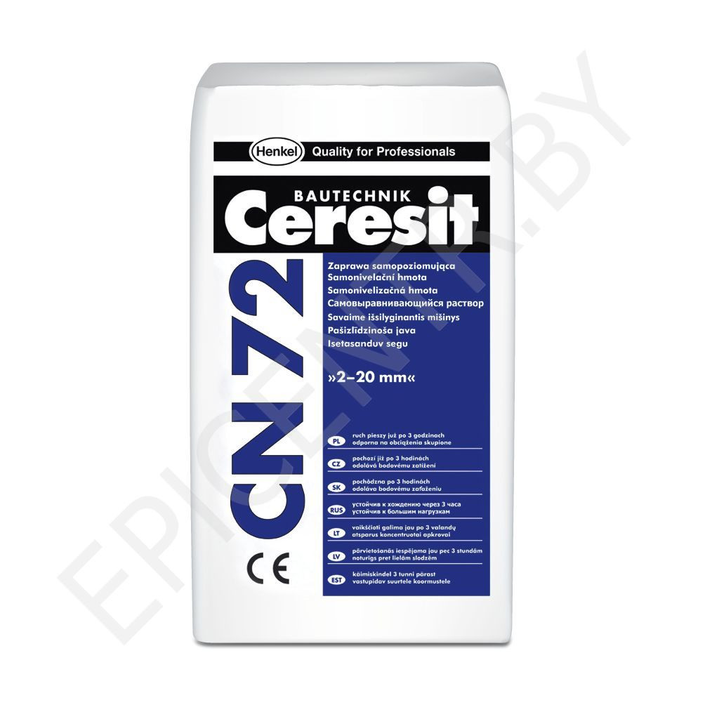 Ceresit CN 72 Самонивелирующаяся смесь 25кг