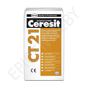 Клей для блоков Церезит Ceresit СТ 21. Кладочная смесь для ячеистого бетона, 25 кг