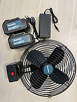 Аккумуляторный вентилятор MAKITA DCF204A2 2 АКБ и ЗУ