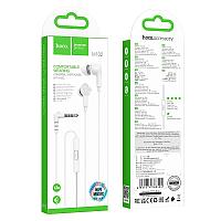 Наушники Hoco Hoco M102 с микрофоном (угловой штекер, 1.2 м) белый