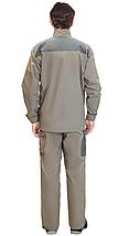 Костюм СИРИУС-ОБЕРОН куртка, брюки песочный с зеленым, фото 2