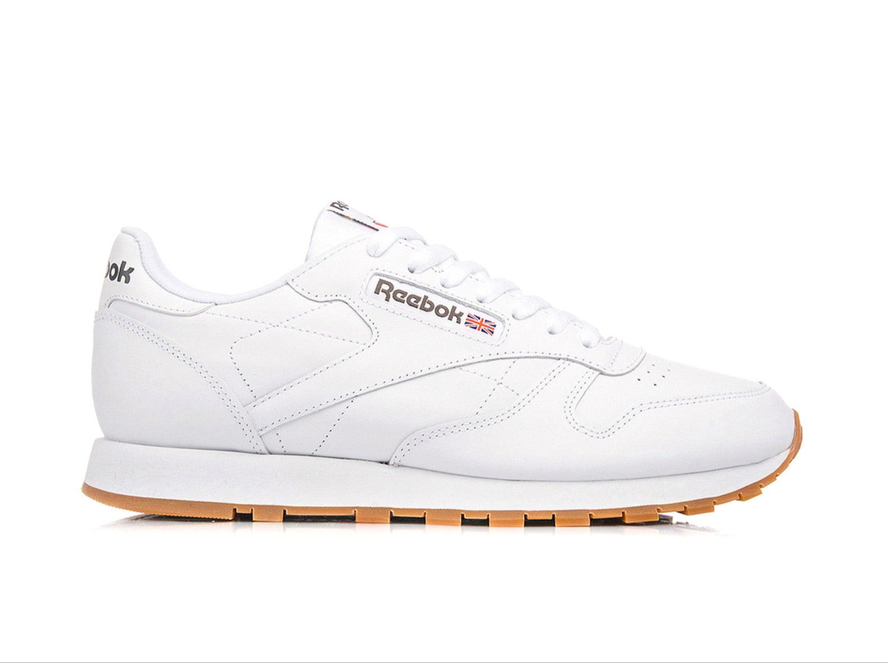 Кроссовки мужские REEBOK Classic Leather white/brown