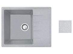 Мойка кухонная из искусственного камня PLATINUM серый 570х465 мм, AV Engineering