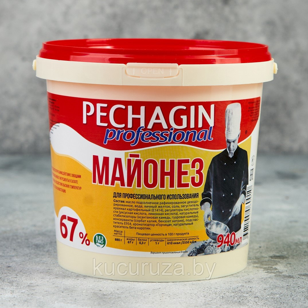 Майонез Pechagin professional Profi 67%, 0,940 л