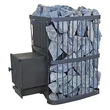 Банная печь ComfortProm Премиум чугун 8-9 мм Закрытая каменка (до 26 м. куб.) чугунная дверь, фото 3