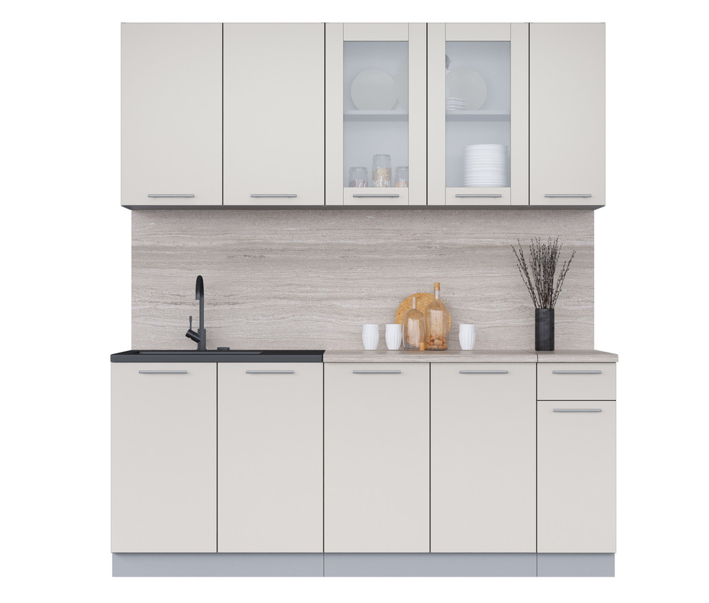 Кухня Мила 1.9м Персидский жемчуг