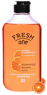 Шампунь FRESH ONE против перхоти «Мандарин и юдзу», 400 мл