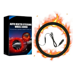 Оплетка для руля с подогревом диаметр 38 см 12V