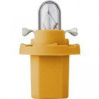 Автомобильная лампа Flosser 12V 1,5W BX8,5d GELB Plastiksockel [459101]