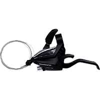 Манетка Shimano ST-EF500 (хомут, черный, 2 ск.)