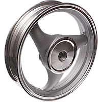 Диск задний YABEN50-80 (2.50-12, Φ110мм, 19T) серебро
