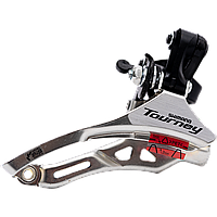 Переключатель передний Shimano Tourney, FD-TY300, 3x6/7 ск, 42T, вер. тяга, хомут 31, 8 мм ;