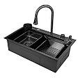 Мойка ARFEKA AF 750*460 BLACK PVD NANO, фото 2