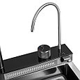 Мойка ARFEKA SENSOR PRO ECO AR 750*450 BLACK PVD NANO DECOR, фото 3