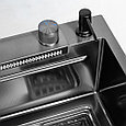 Мойка ARFEKA ECO AR 750*450 BLACK PVD NANO DECOR, фото 3