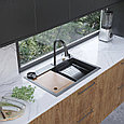 Мойка ARFEKA ECO AR 680*450 BLACK PVD NANO, фото 8