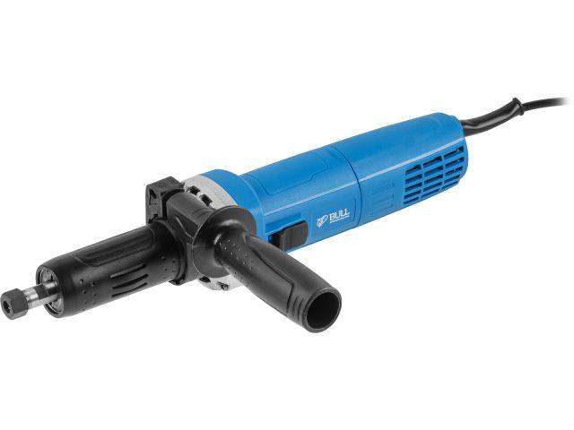 Прямая шлифмашина BULL EDG 5528 E в кор. 550 Вт, 8000-28000 об/мин, цанги 6 и 8 мм (Плавный пуск, защита от