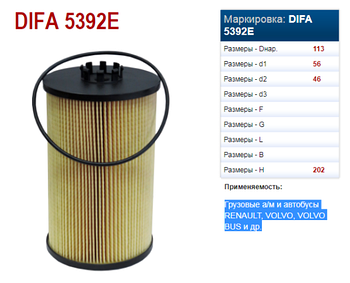 5392Е Фильтр масляный МТЗ (Р550905, LF16351, HU1390x, E416HD86), Беларусь