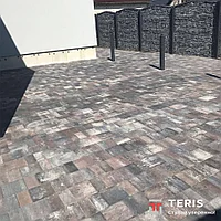 Плитка тротуарная "Новый город" (Рубико) colormix - ракушечник