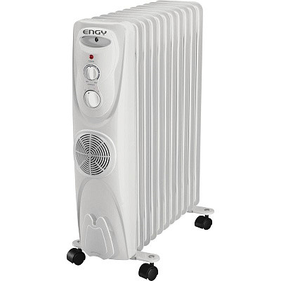 Радиатор масляный Engy EN-1311F Classic 11 секций (2,9 кВт) + встроенный тепловентилятор