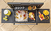 Садовый стол на колесах Keter Patio Cooler с поддоном для льда, графит 255187, фото 3