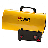 Газовая тепловая пушка Denzel GHG-10, 10 кВт, 300 м3/ч, пропан-бутан, фото 3