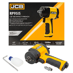 Пневмогайковерт ударный JCB JCB-RP9515 ''Compact''с реверсом в облегченном корпусе 1/2''