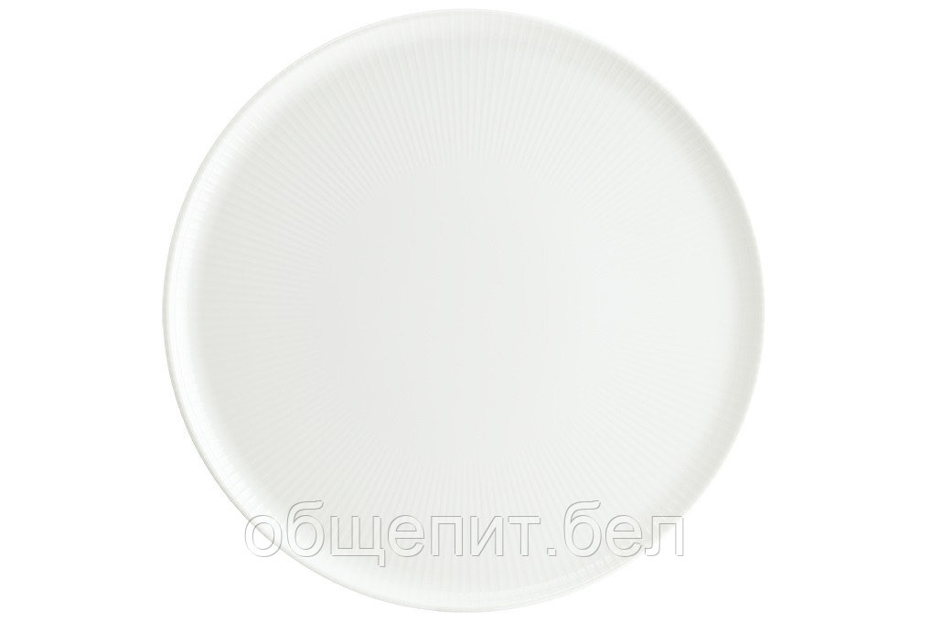 Блюдо для пиццы d=320 мм. Ирис Белый, форма Гурмэ Bonna /1/6/348/ ОСЕНЬ