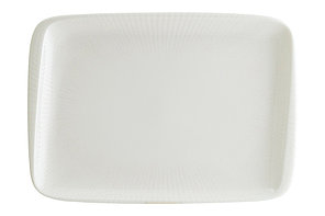 Блюдо прямоуг. 230*160 мм. Ирис Белый, форма Мув Bonna /1/12/1260/ ОСЕНЬ