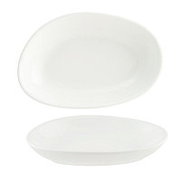 Блюдо овальное 120*80 мм. Белый, форма Ваго волнистый край Bonna /1/12/ ОСЕНЬ