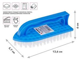 Щетка-утюжок 13,6х5,7х6 см., цвет ассорти Solid (Солид), PERFECTO LINEA