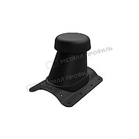 Металл Профиль Выход вентиляции универсальный Монтерроса (черный)