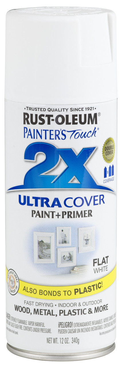 Краска универсальная на алкидной основе Ultra Cover 2x Spray Белый, матовый - фото 1 - id-p34051001