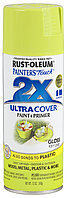 Краска универсальная на алкидной основе Ultra Cover 2x Spray Салатовый, глянцевый