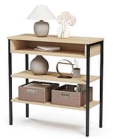 Стеллаж Mio Tesoro Mila Loft (дуб сонома/черный)