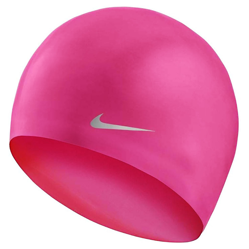 Шапочка для плавания Nike Solid Silicone Youth TESS0106737 (розовый)