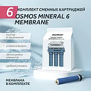 Комплект сменных картриджей WiseWater Osmos Mineral 6 Membrane