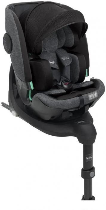 Детское автокресло Chicco Bi-Seat I-Size Air With Base Air (черный)