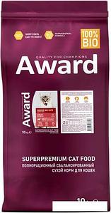 Сухой корм для кошек Award Adult Indoor Big Сats (для крупных пород с говядиной и курицей с добавлением