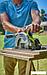 Дисковая циркулярная пила Ryobi R18CS7-0 ручная циркулярка мини профессиональная, фото 7