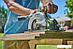 Дисковая циркулярная пила Ryobi R18CS7-0 ручная циркулярка мини профессиональная, фото 8