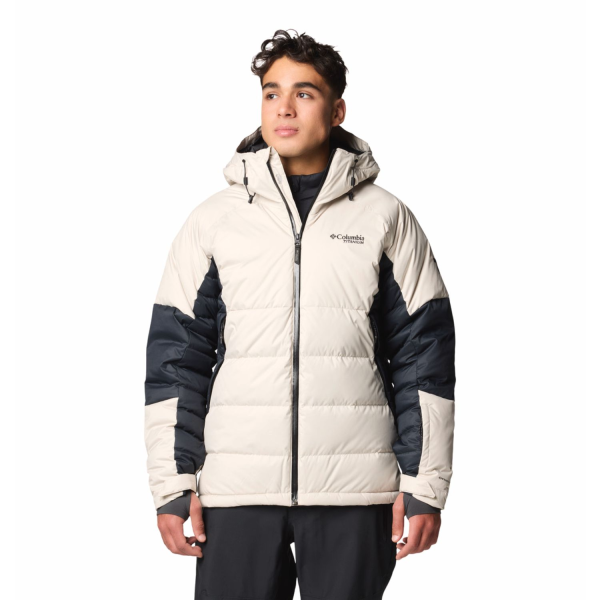 Куртка мужская Columbia Titanium Roaring Fork II Down Jacket бежевый/черный 2087341-278