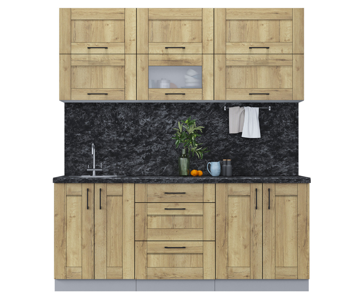 Кухня Мила Хольц 1.9Б Дуб золотой