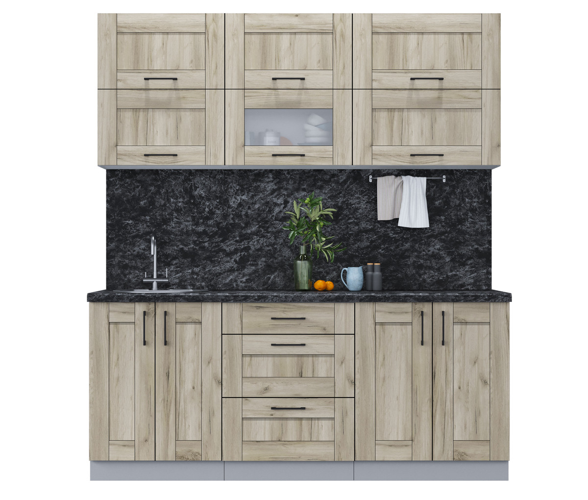 Кухня Мила Хольц 1.9Б Дуб серый