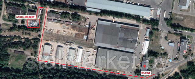 Схема проезда СтальМаркет