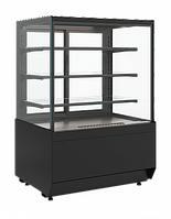 Кондитерская витрина холодильная Carboma Cube KC70 VV 0,9-1 STANDARD (версия 2.0) черная 0...+7