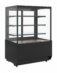 Кондитерская витрина холодильная Carboma Cube KC70 VV 0,9-1 STANDARD (версия 2.0) черная 0...+7