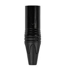 ROCKDALE XLR058 металлический кабельныйразъем XLR папа (male) 3pin, цвет черный