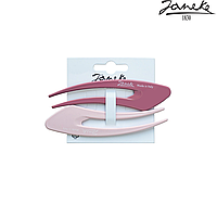 Заколка Шпилька Janeke Hair clip 2 шт. Розовый/Темно-розовый