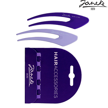 Заколка Шпилька Janeke Hair clip 2 шт. Фиолет/Сирень